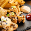 Grilled BBQ Buffalo Wings (4 Stück)